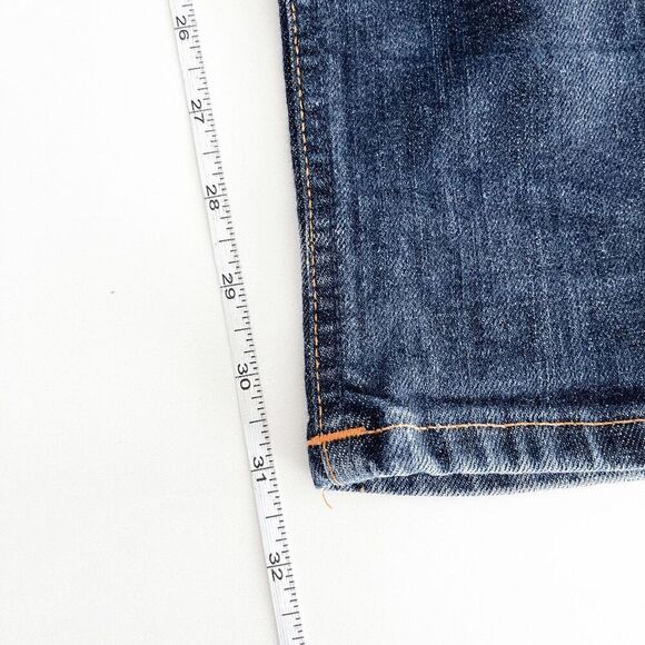 Nudie Jeans Co Womens Tight Long John Classic Denim Skinny Jeans Blue Size 27x34 - Picture 12 of 14